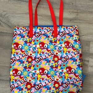 Estee Lauder Hattie Stewart Recycle Floral Cosmetic Bag Tote